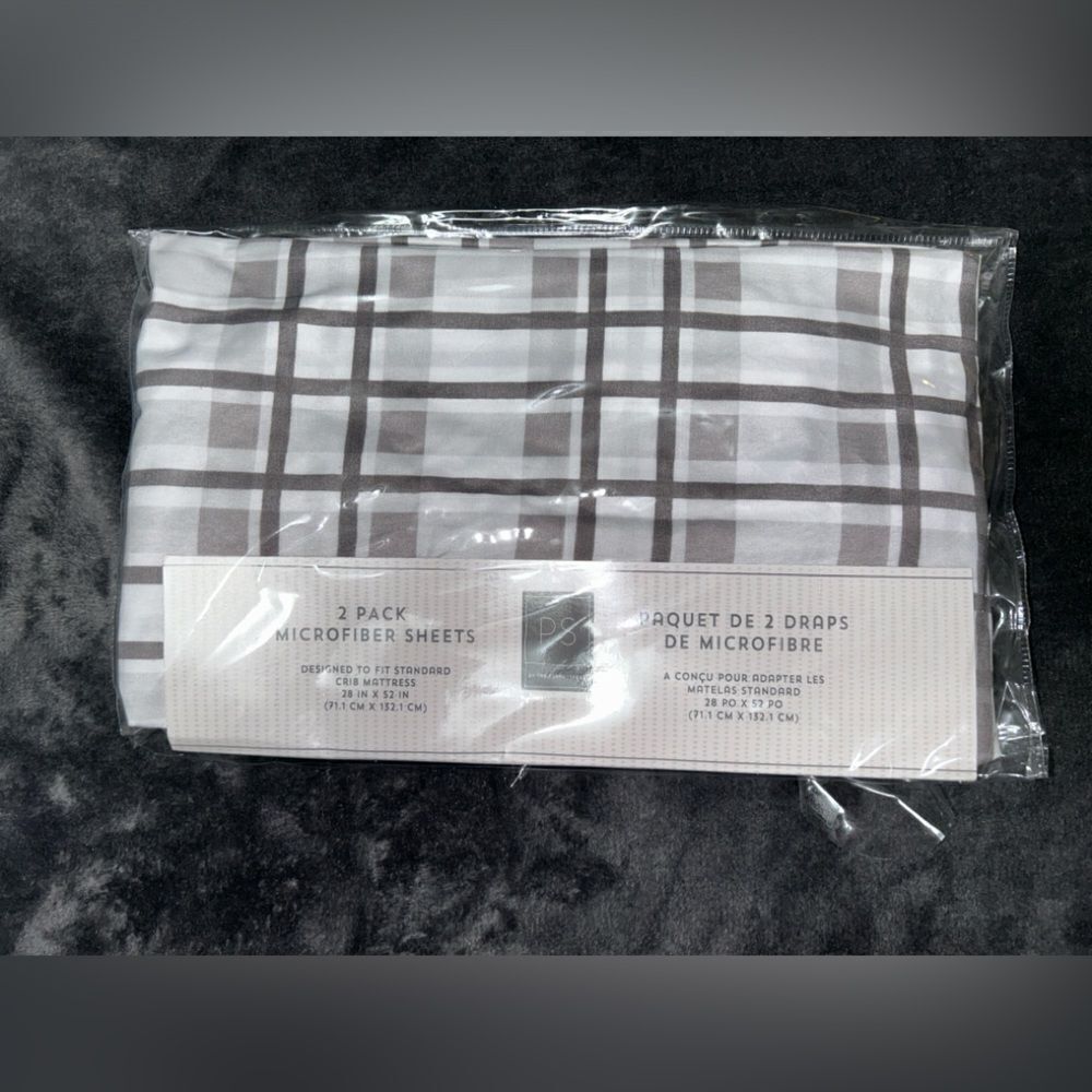 Nwt peanutshell striped boys crib fitted sheet-see all photos
